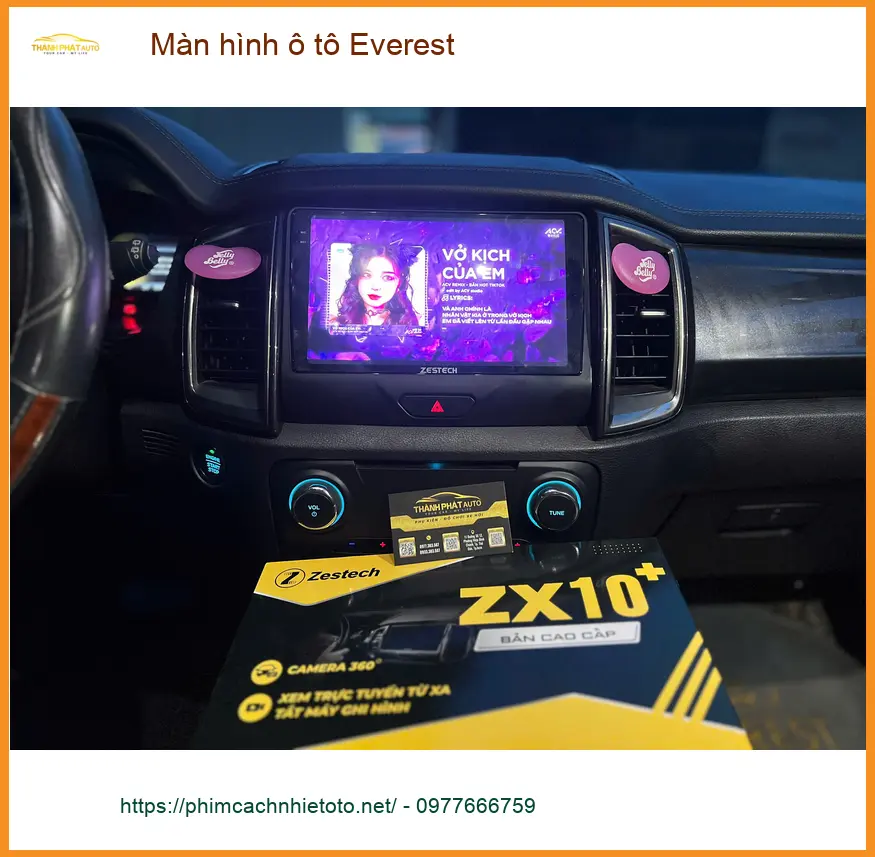 Anh Khải lắp màn hình ô tô Everest tại Quận 6 để nâng tầm trải nghiệm lái ảnh thực tế 4