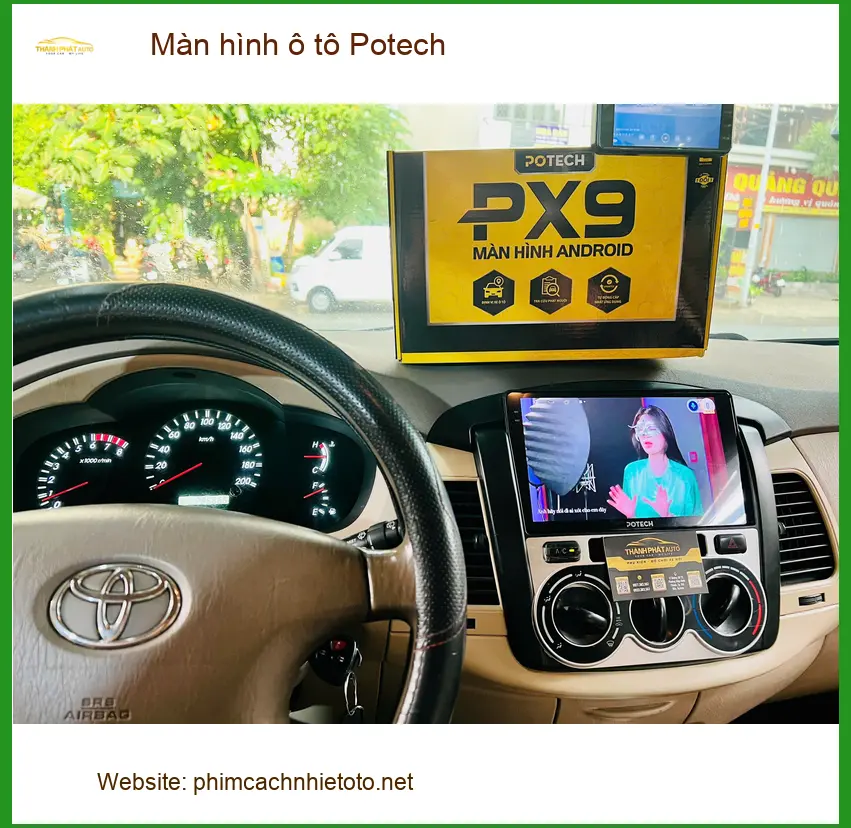 Chị Thảo lắp màn hình ô tô Potech cho Mazda CX-5 tại Nhà Bè