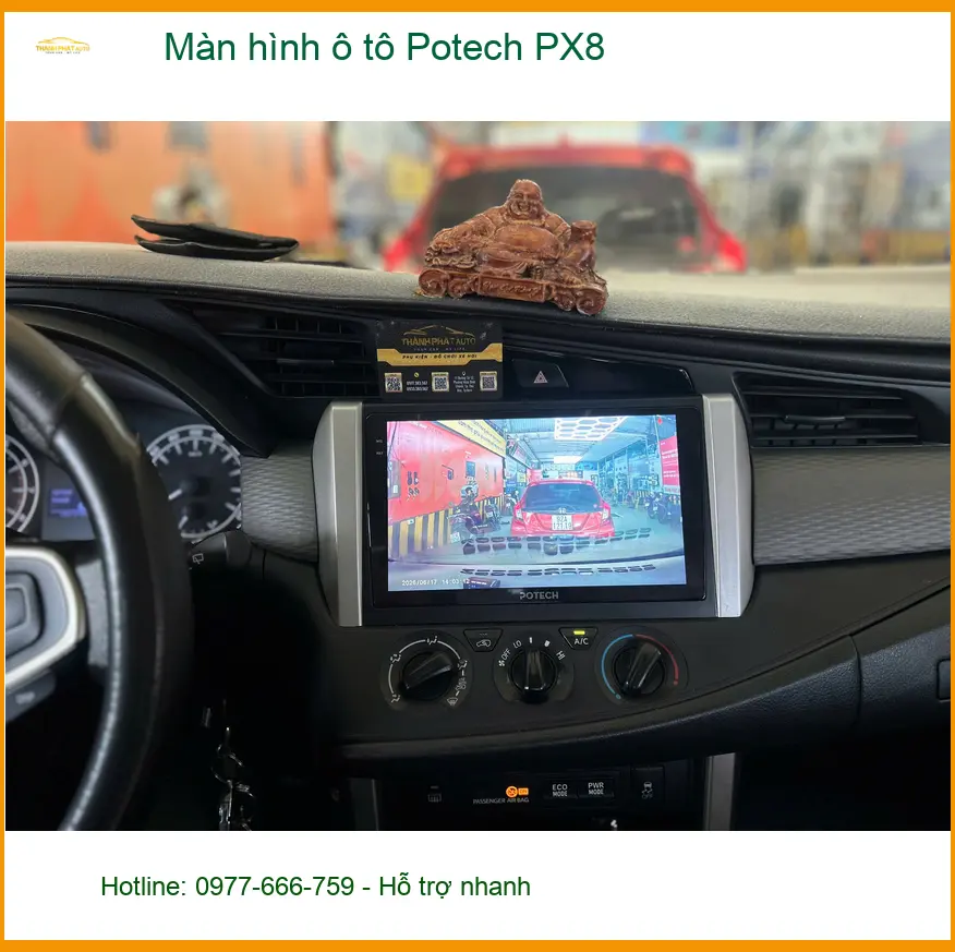 Chú Bằng lắp Màn hình ô tô Potech PX8 cho Honda CRV tại Cần Giờ