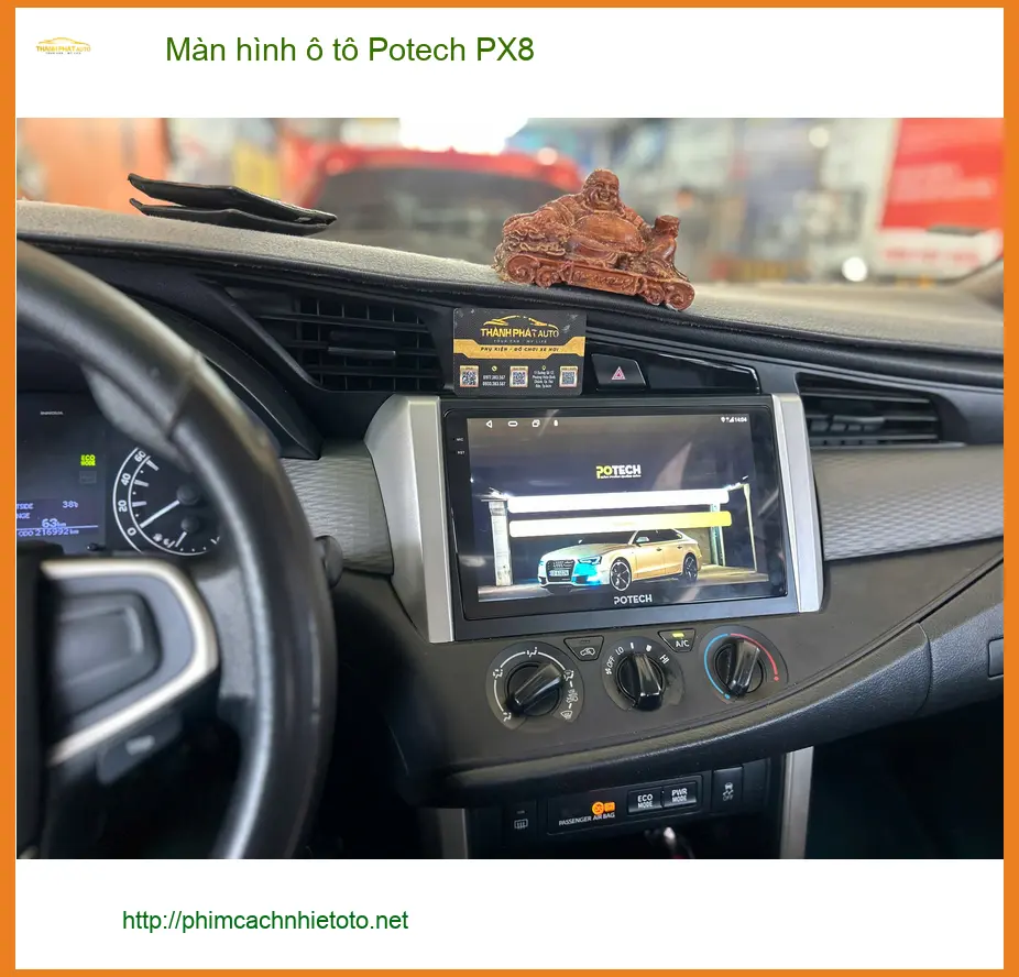 Chú Bằng lắp Màn hình ô tô Potech PX8 cho Honda CRV tại Cần Giờ ảnh thực tế 2