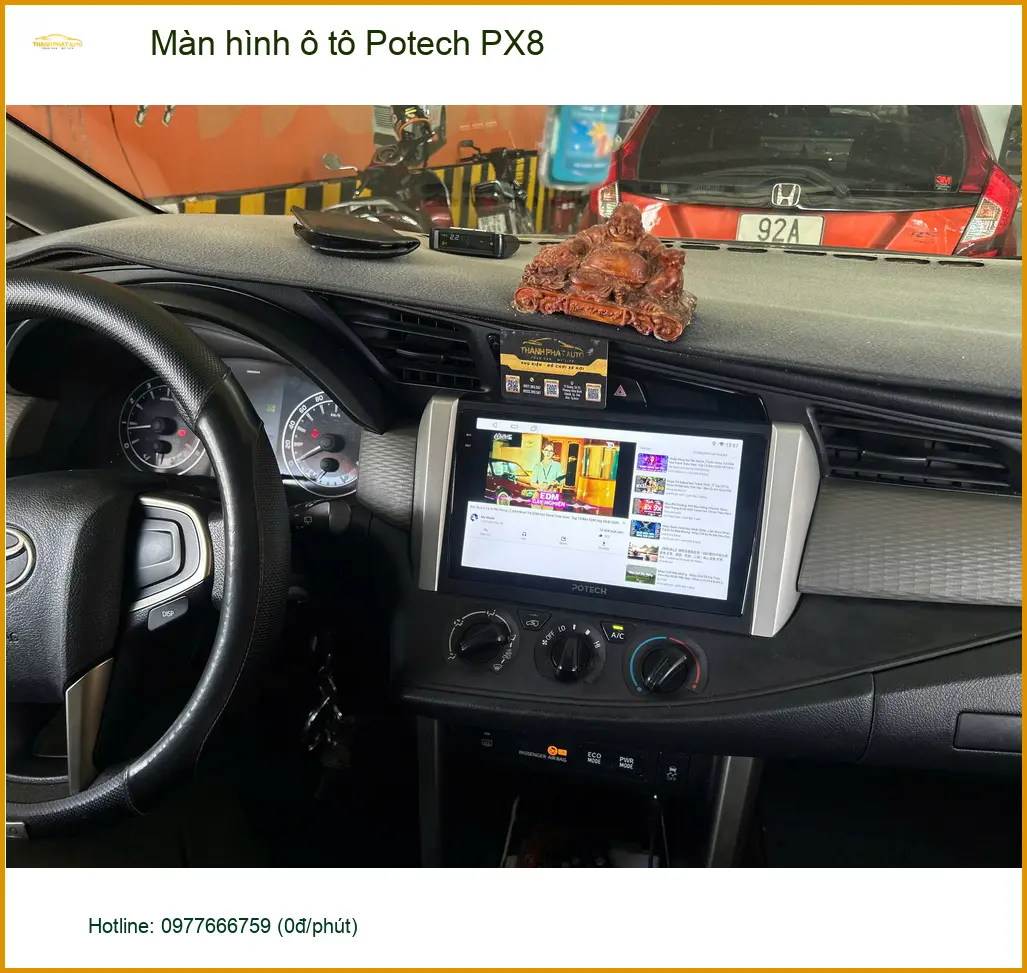 Chú Bằng lắp Màn hình ô tô Potech PX8 cho Honda CRV tại Cần Giờ ảnh thực tế 3