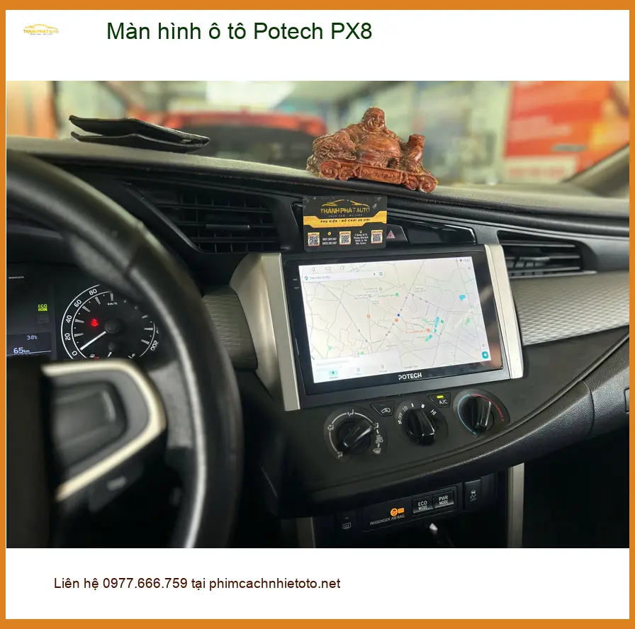 Chú Bằng lắp Màn hình ô tô Potech PX8 cho Honda CRV tại Cần Giờ ảnh thực tế 4