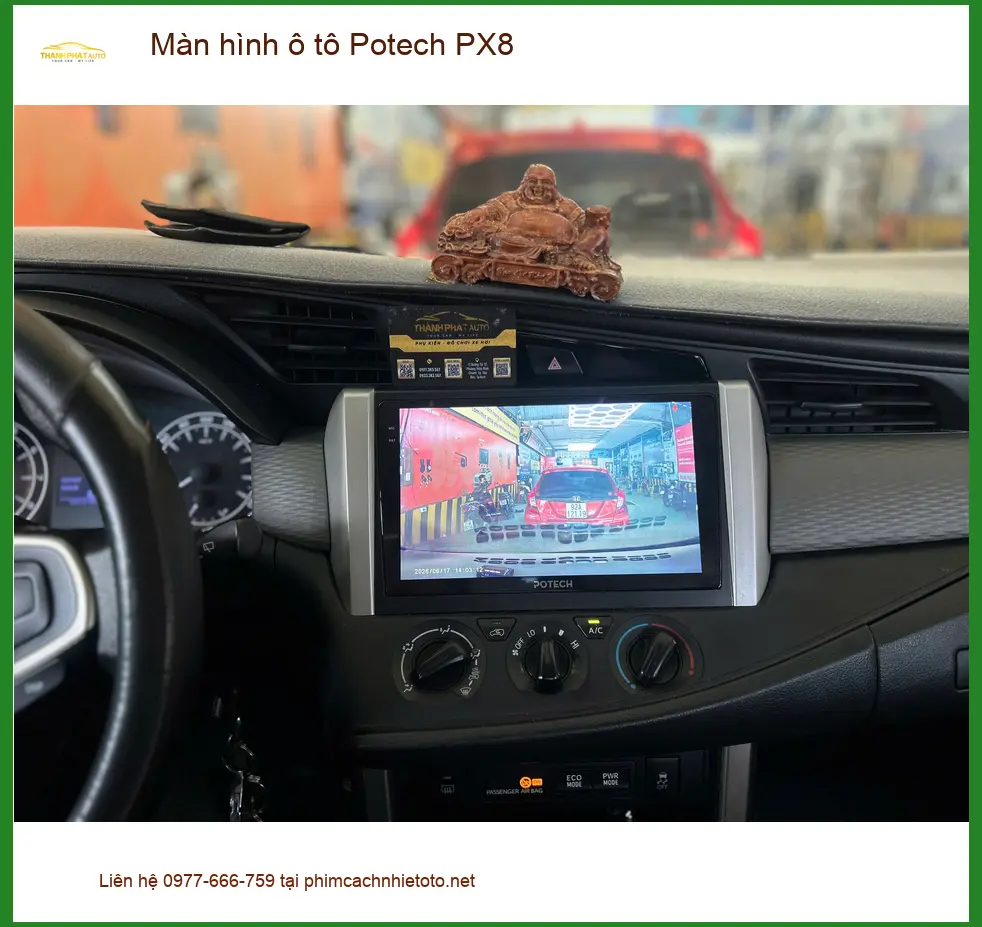 Chị Thảo lắp màn hình Potech PX8 cho Kia Sorento tại Nhà Bè ảnh thực tế 2
