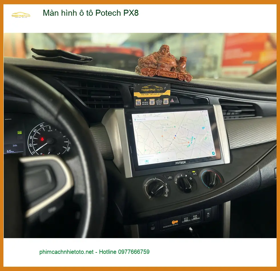 Chị Thảo lắp màn hình Potech PX8 cho Kia Sorento tại Nhà Bè ảnh thực tế 4