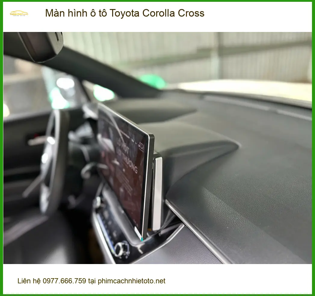 Anh Tùng nâng cấp màn hình ô tô Toyota Corolla Cross tại Quận 1 ảnh thực tế 2