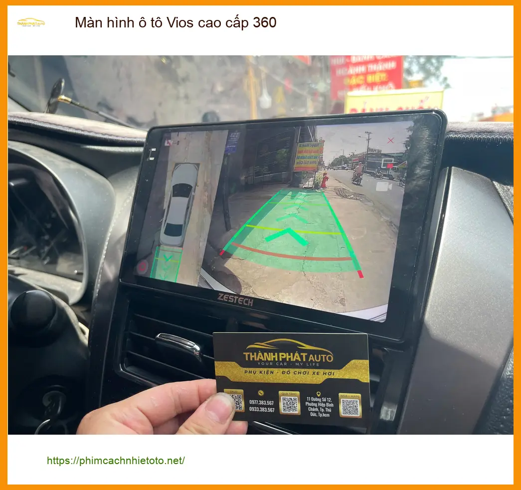 Anh Quang lắp màn hình ô tô Vios cao cấp 360 tại Quận 3 để nâng tầm trải nghiệm lái