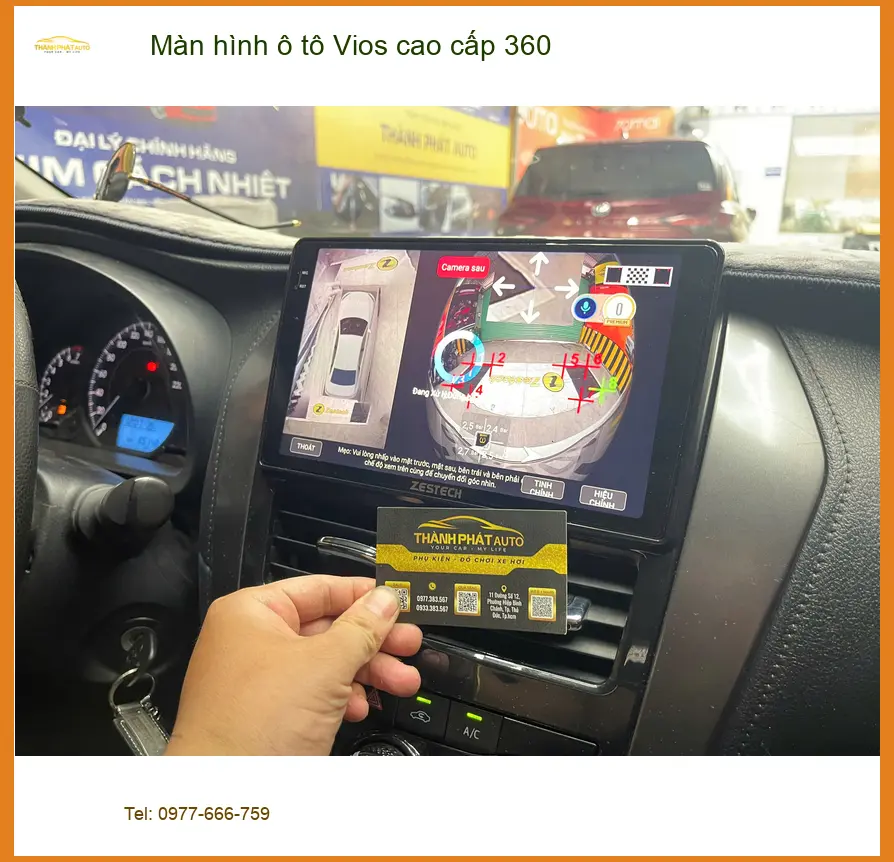 Anh Quang lắp màn hình ô tô Vios cao cấp 360 tại Quận 3 để nâng tầm trải nghiệm lái ảnh thực tế 2