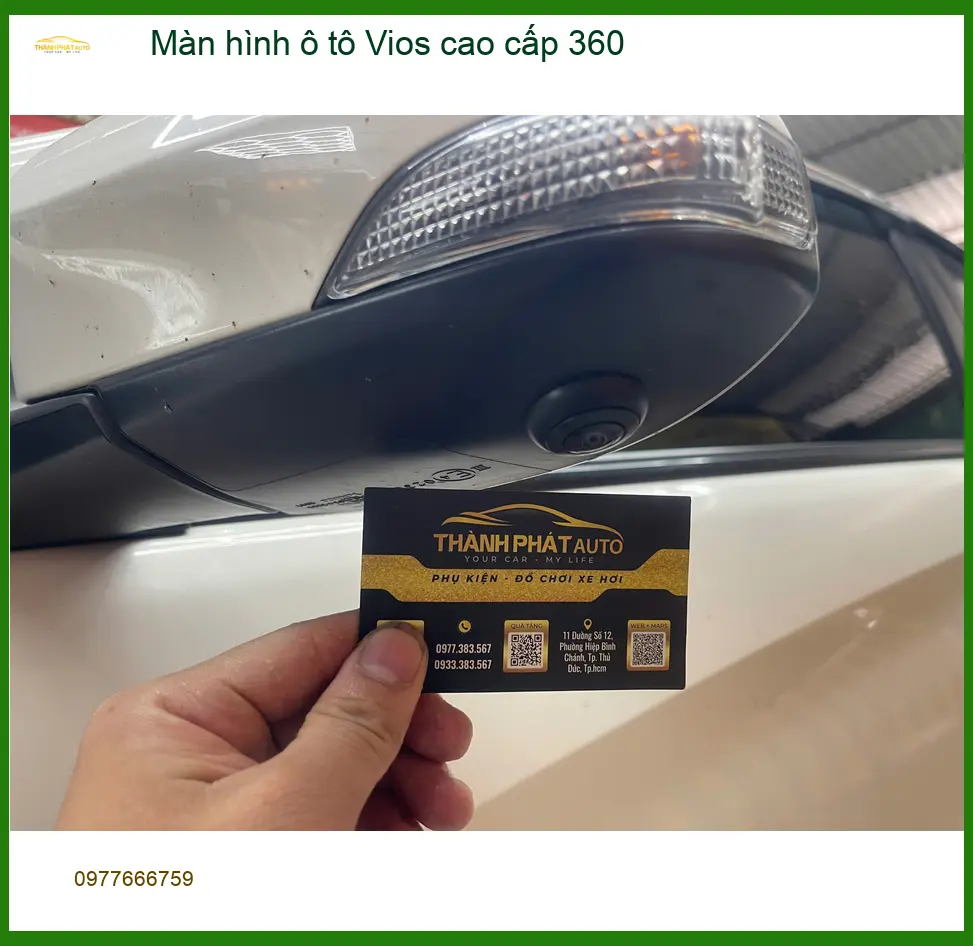 Anh Quang lắp màn hình ô tô Vios cao cấp 360 tại Quận 3 để nâng tầm trải nghiệm lái ảnh thực tế 4