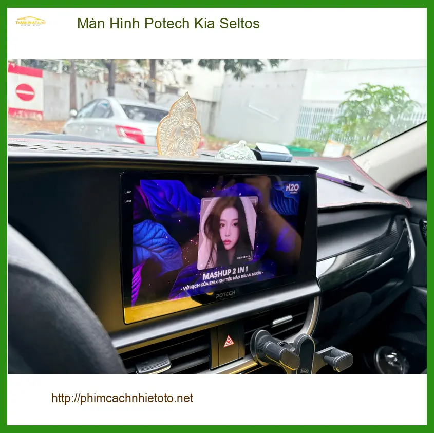 Anh Tấn lắp Màn Hình Potech Kia Seltos tại Quận 10 để nâng tầm trải nghiệm lái ảnh thực tế 5