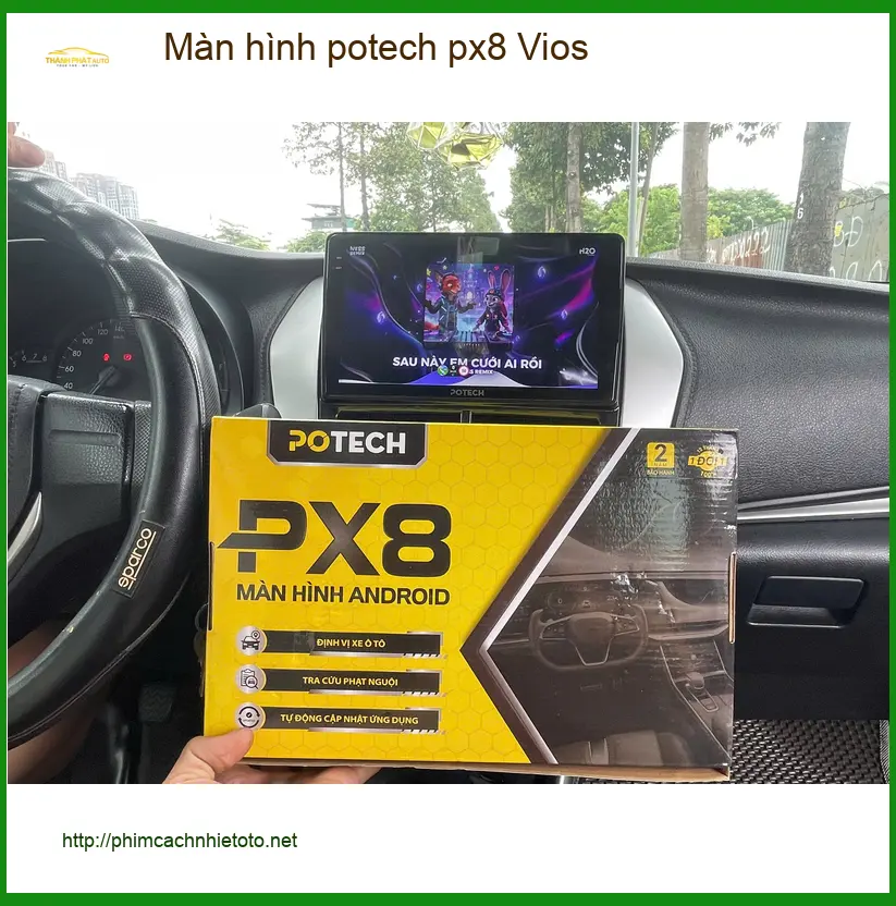 Chú Đạt nâng cấp Màn hình Potech PX8 Vios ở Bình Chánh giải trí hiện đại ảnh thực tế 3