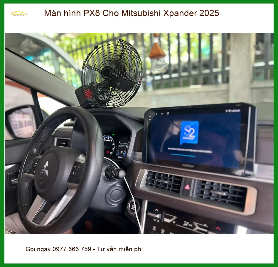 Anh Lâm lắp màn hình PX8 cho Xpander 2025 tại Tân Bình, nâng tầm giải trí. ảnh thực tế 4