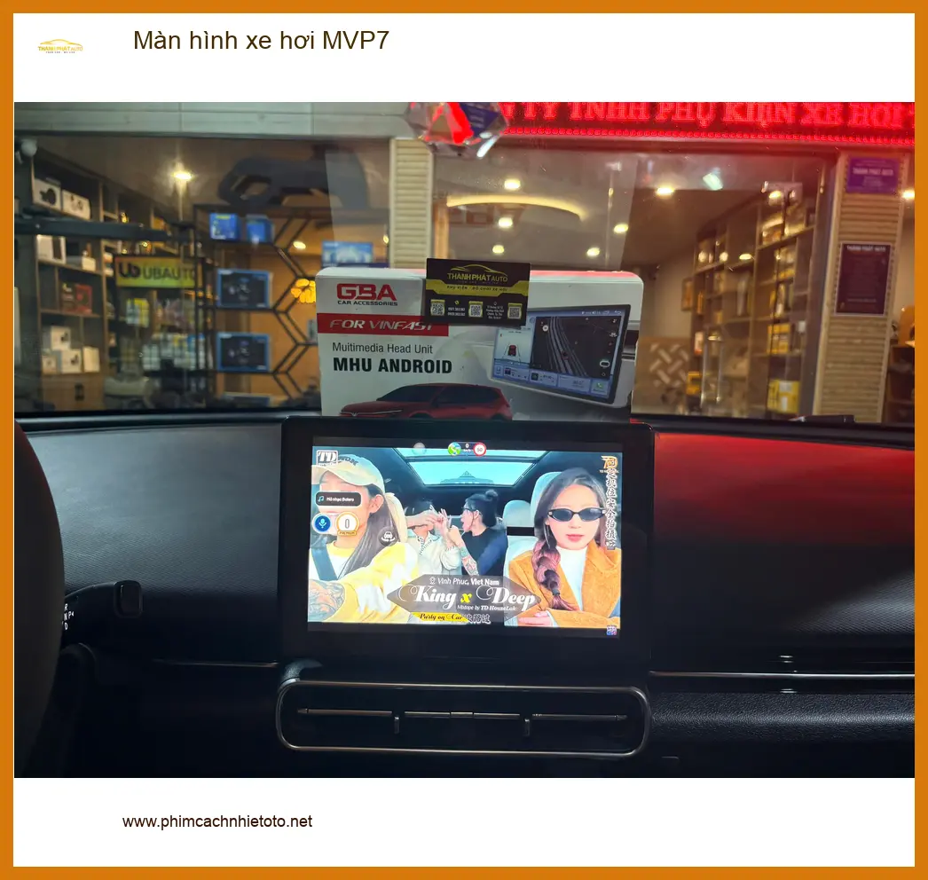 Anh Hưng lắp Màn hình xe hơi MVP7 cho Toyota Vios tại Quận 9.