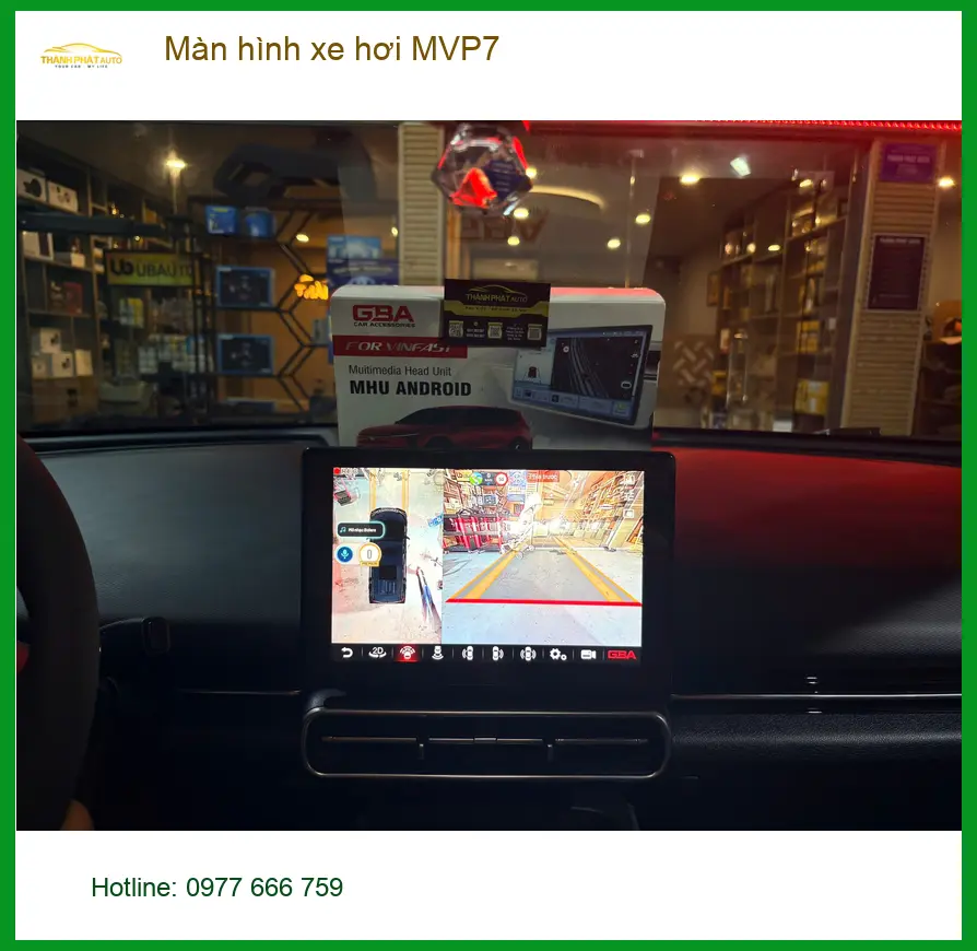 Chị Lan Anh lắp màn hình xe hơi MVP7 cho Honda HR-V tại Quận 1 vì màn hình cũ bị giật lag ảnh thực tế 2