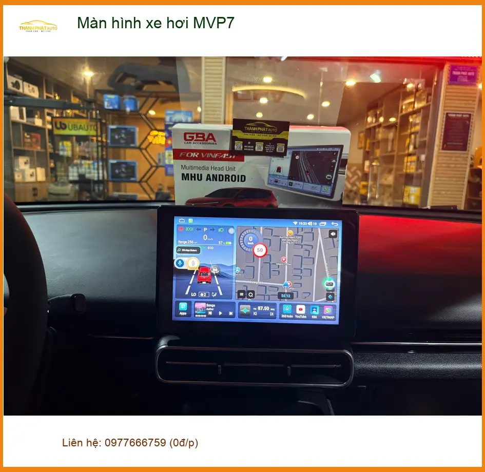 Chị Lan Anh lắp màn hình xe hơi MVP7 cho Honda HR-V tại Quận 1 vì màn hình cũ bị giật lag ảnh thực tế 4