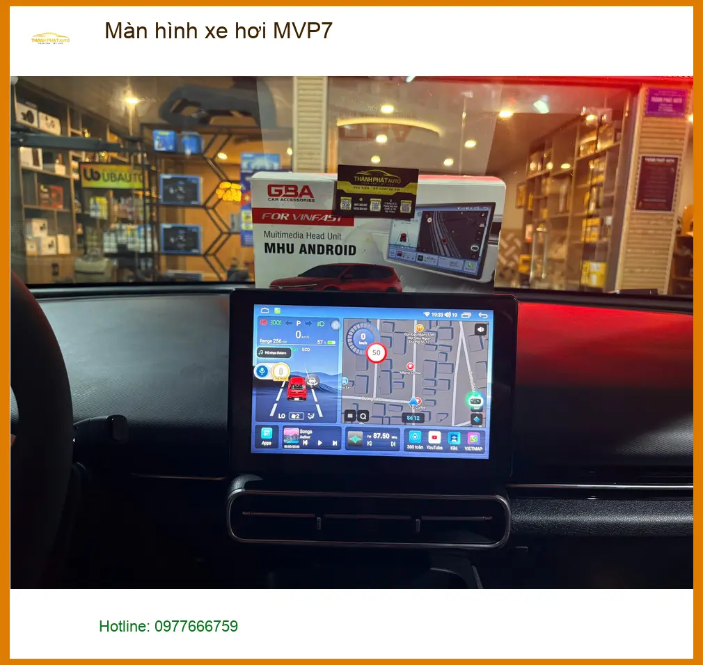 Chú Minh nâng cấp màn hình xe hơi MVP7 Honda CRV Quận Gò Vấp, cần dẫn đường ảnh thực tế 3