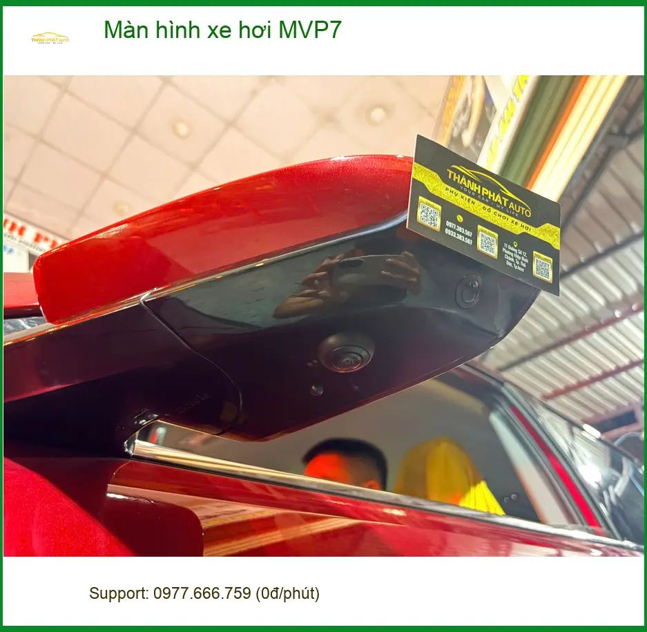 Chú Minh nâng cấp màn hình xe hơi MVP7 Honda CRV Quận Gò Vấp, cần dẫn đường ảnh thực tế 4