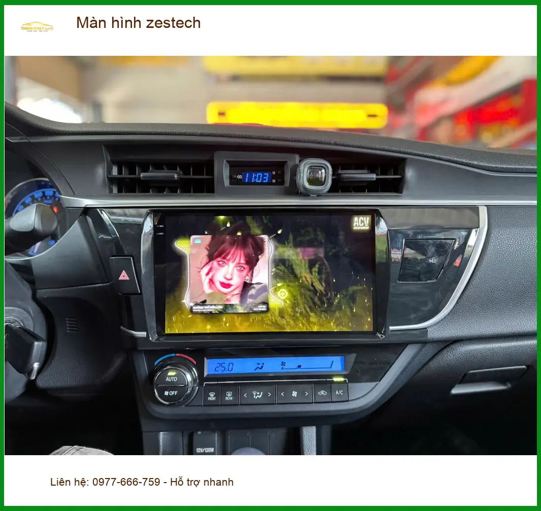 Anh Minh Quân lắp Màn hình Zestech cho Toyota Camry tại Quận 9, trải nghiệm lái đỉnh cao ảnh thực tế 2