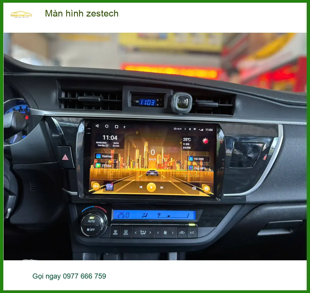Chị Hương Giang lắp màn hình Zestech cho Kia K3 tại Quận 12 để nâng tầm trải nghiệm giải trí ảnh thực tế 4