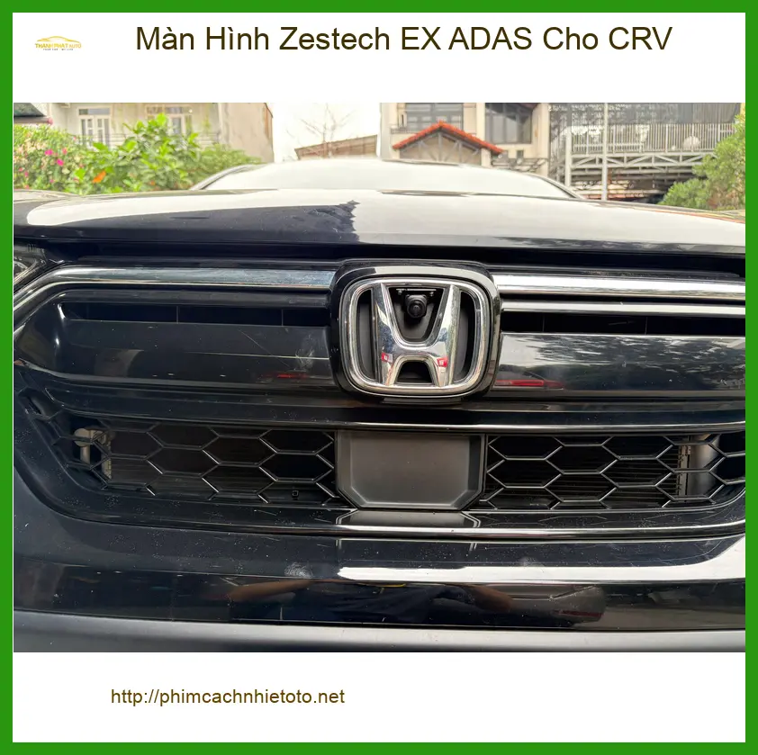 Anh Minh lắp Màn Hình Zestech EX ADAS cho CRV Quận 2 để lái xe an toàn ảnh thực tế 2