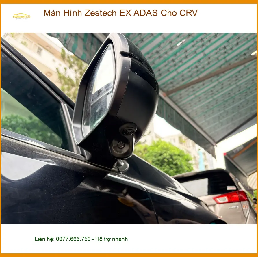 Anh Bảo nâng cấp Màn Hình Zestech EX ADAS cho CRV tại Quận 6 để lái xe an toàn hơn ảnh thực tế 2