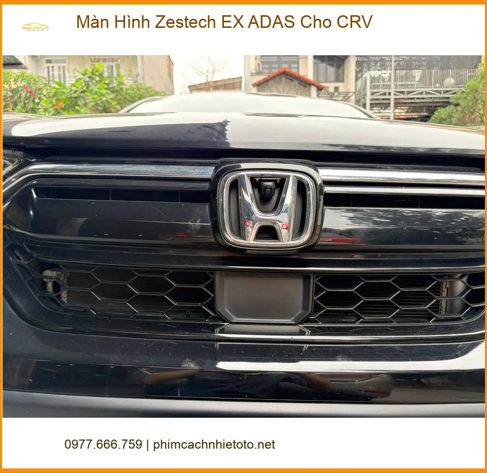 Bác Tiến nâng cấp Màn Hình Zestech EX ADAS cho CRV tại Quận 5 để lái xe an toàn hơn ảnh thực tế 3