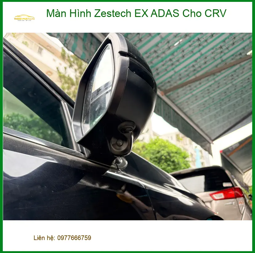 Anh Tùng lắp màn hình Zestech EX ADAS cho CRV tại Tân Bình ảnh thực tế 3