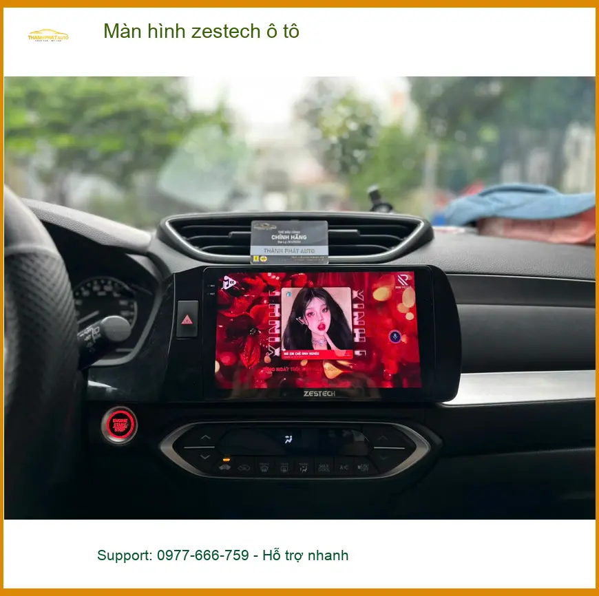 Anh Dũng lắp Màn hình Zestech ô tô cho Toyota Camry tại Quận Thủ Đức ảnh thực tế 4