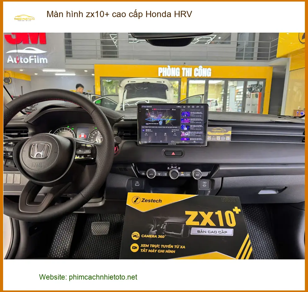 Anh Tùng nâng cấp màn hình ZX10+ cao cấp Honda HRV tại Quận 2 ảnh thực tế 4