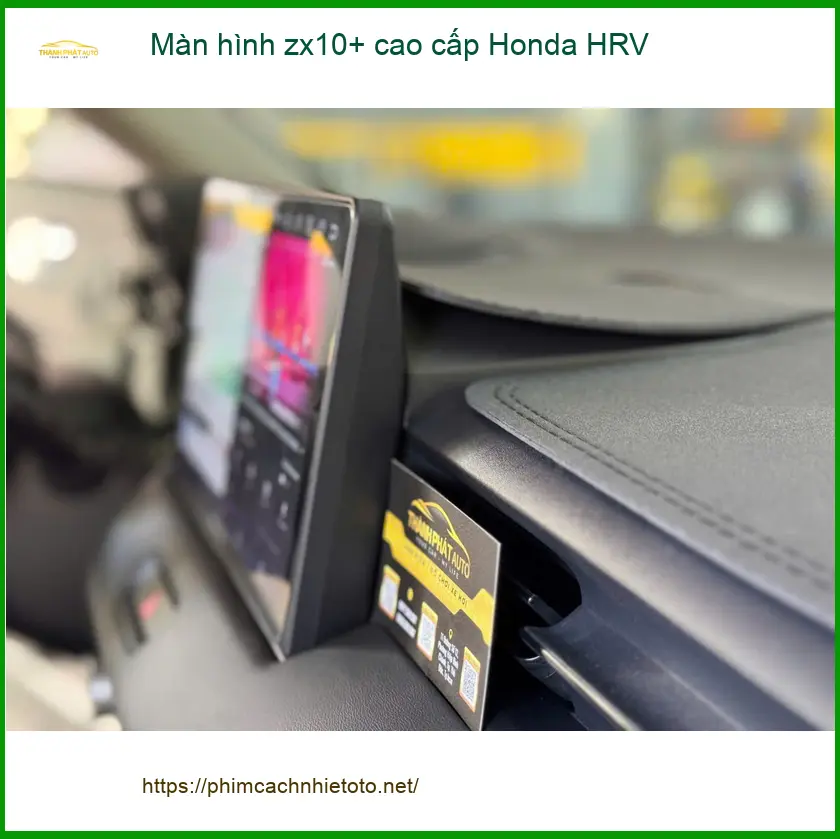 Anh Kiên lắp màn hình ZX10+ cao cấp Honda HRV tại Quận 7