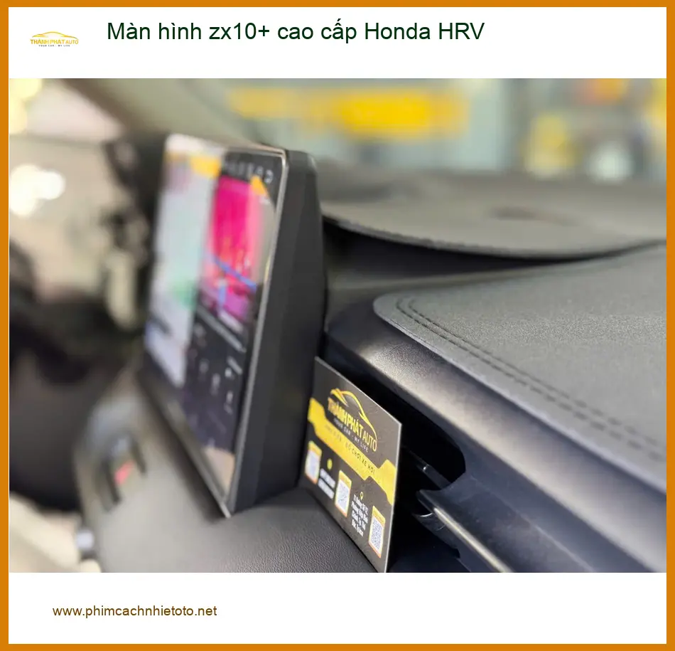 Anh Tùng lắp màn hình ZX10+ cao cấp cho Honda HRV Quận 3 để nâng tầm trải nghiệm ảnh thực tế 3