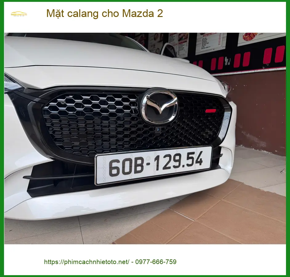 Chú Khang độ mặt calang cho Mazda 2 tại Quận Bình Thạnh