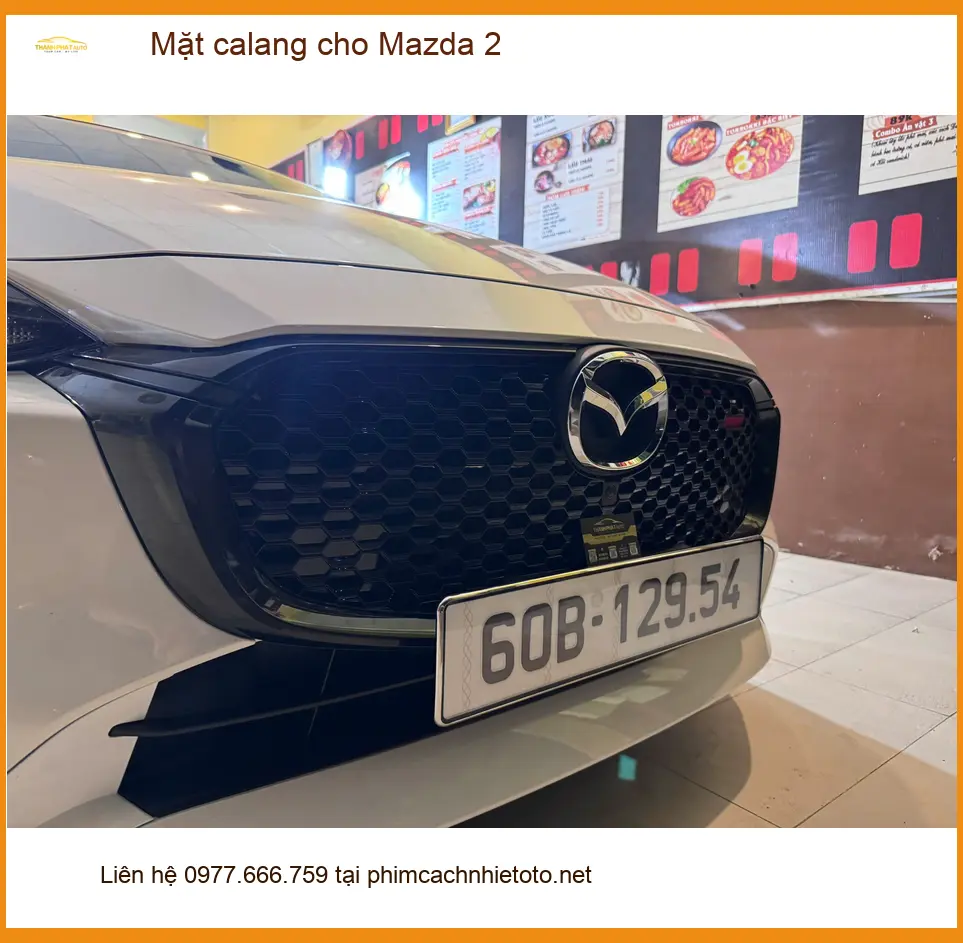 Chú Khang độ mặt calang cho Mazda 2 tại Quận Bình Thạnh ảnh thực tế 3