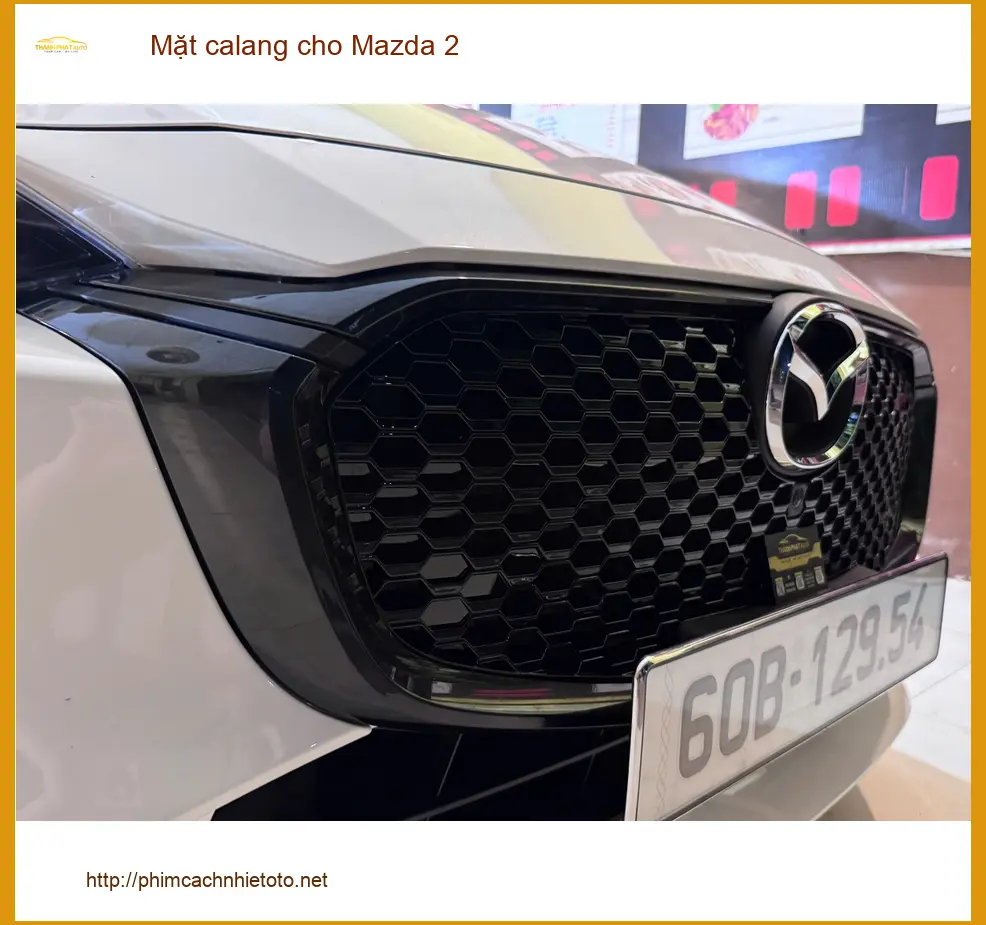 Chú Khang độ mặt calang cho Mazda 2 tại Quận Bình Thạnh ảnh thực tế 4