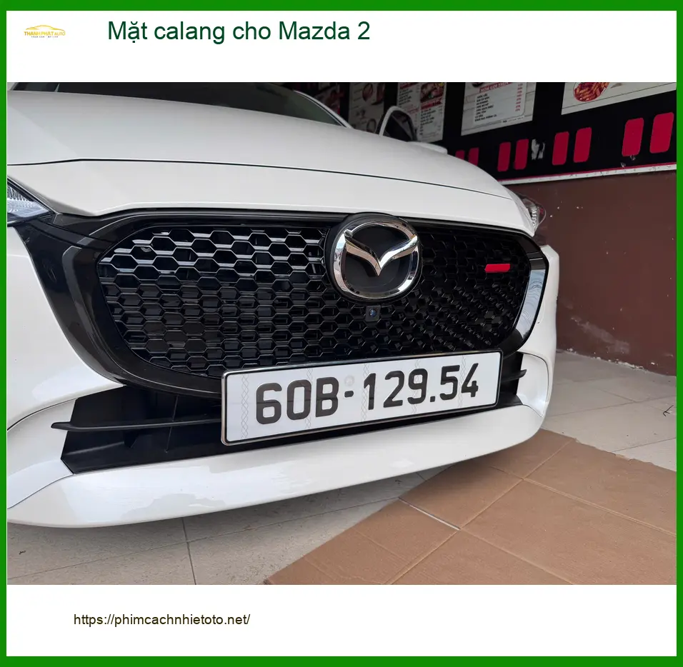 Anh Duy độ mặt calang cho Mazda 2 tại Quận 6 để xe trông ngầu hơn