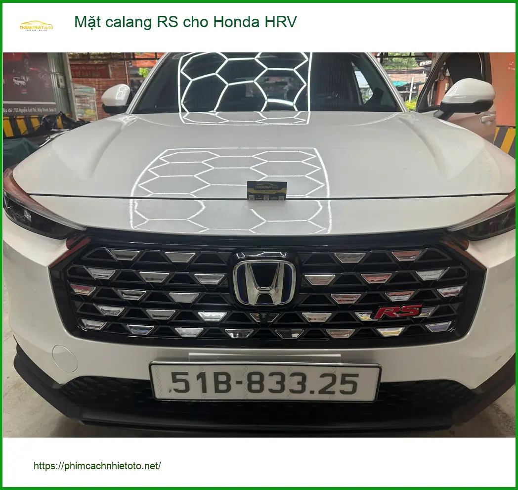 Chị Lan Anh độ Mặt calang RS cho Honda HRV tại Quận Tân Phú ảnh thực tế 2