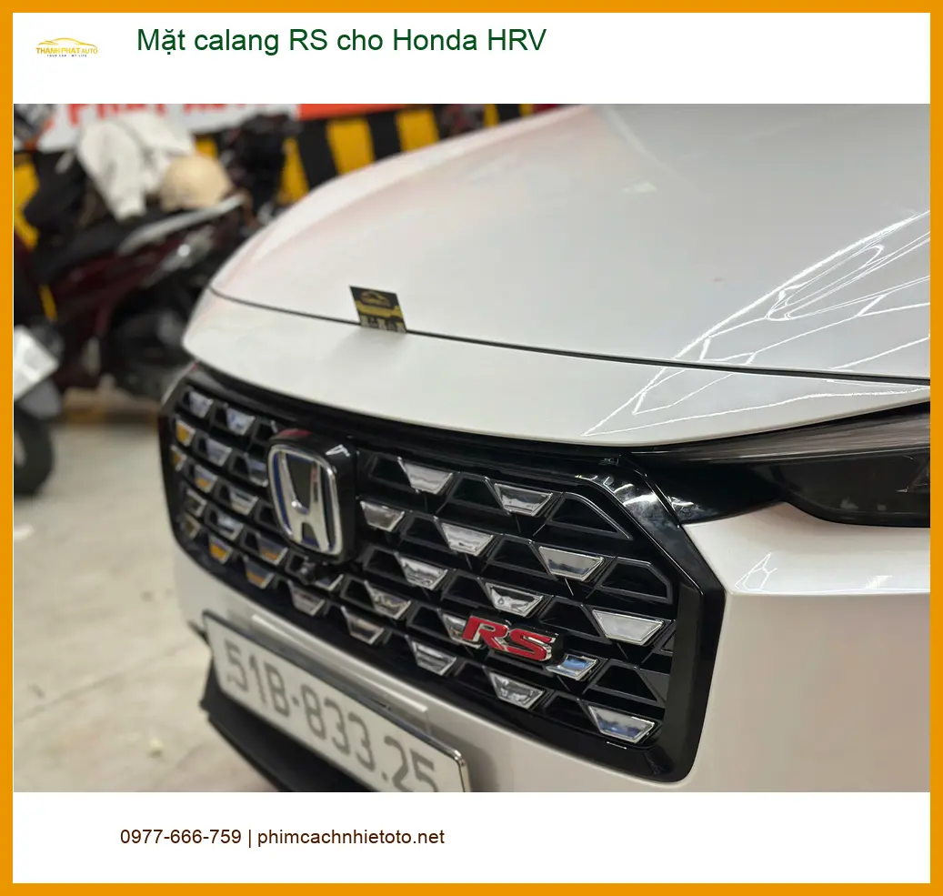 Chị Lan Anh độ Mặt calang RS cho Honda HRV tại Quận Tân Phú ảnh thực tế 3