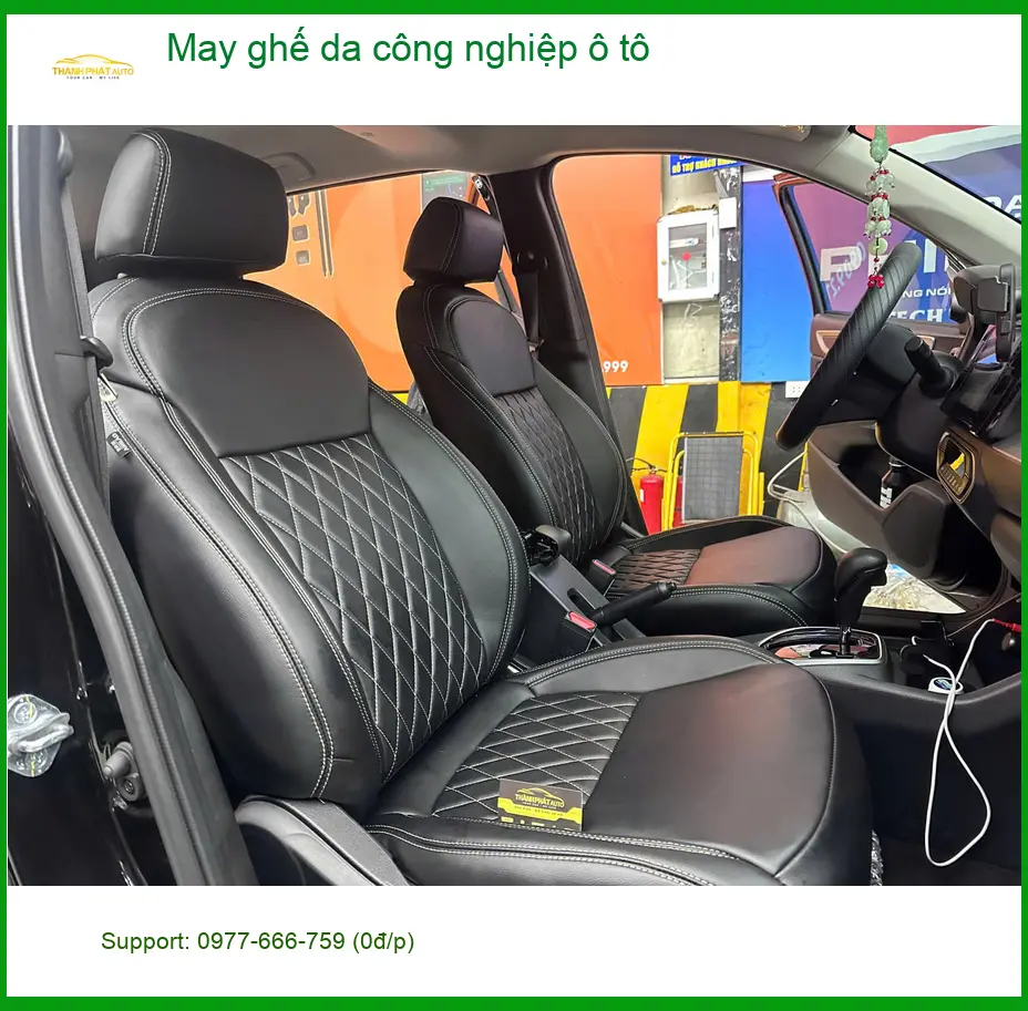 Anh Tùng may ghế da công nghiệp ô tô cho Toyota Camry tại Quận 10 ảnh thực tế 2