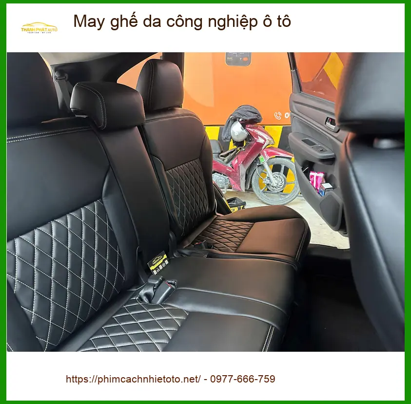Anh Phi bọc ghế da công nghiệp VinFast VF3 Quận 4, nội thất bền đẹp ảnh thực tế 2