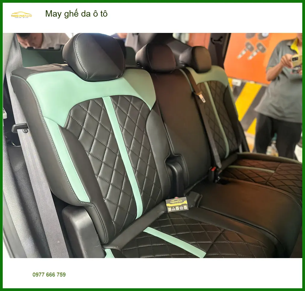 Anh Khải bọc ghế da ô tô cho Honda CRV tại Quận 2 để nâng tầm nội thất ảnh thực tế 3