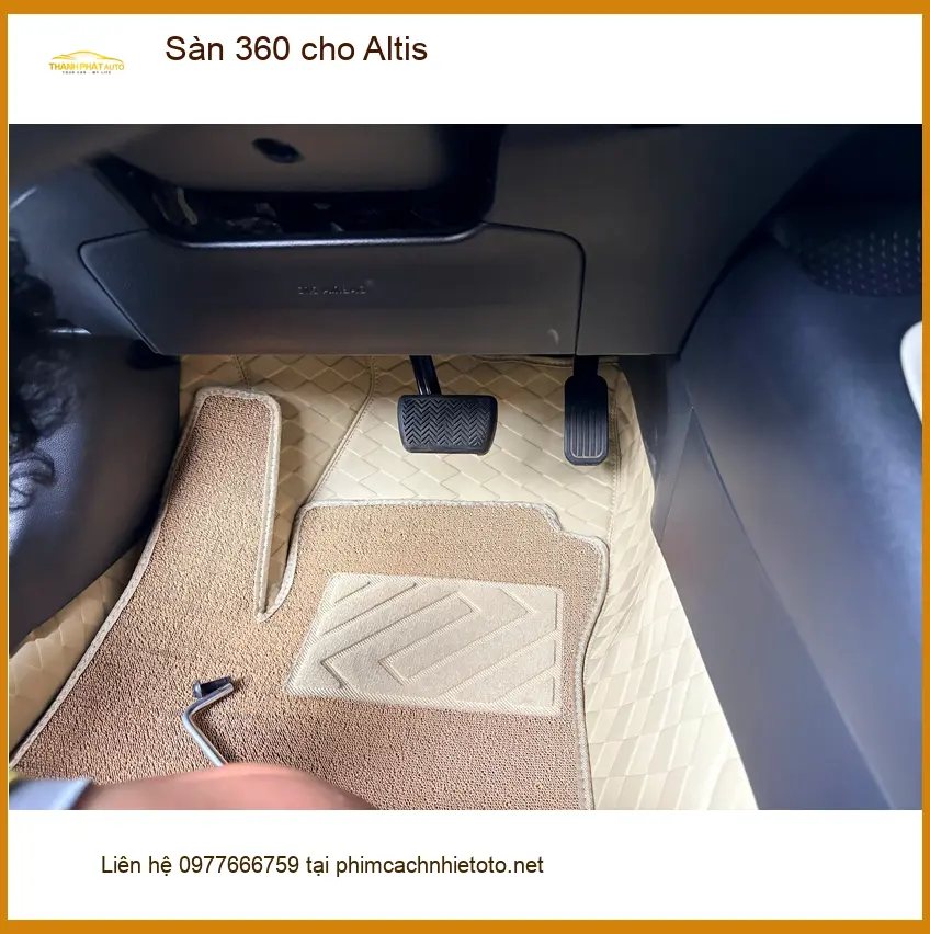 Bác Đạt lắp Camera 360 cho Toyota Altis tại Quận Phú Nhuận ảnh thực tế 2
