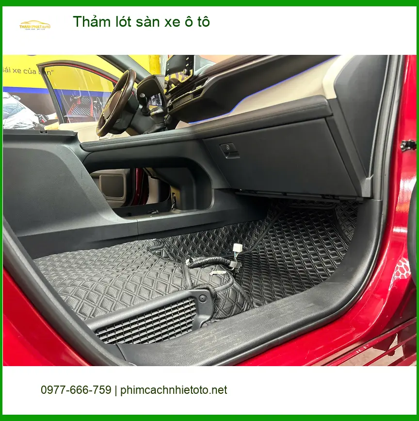 Anh Khải lắp thảm lót sàn ô tô Toyota Vios tại Quận Phú Nhuận ảnh thực tế 2