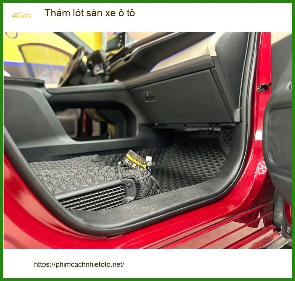 Anh Khải lắp thảm lót sàn ô tô Toyota Vios tại Quận Phú Nhuận ảnh thực tế 5