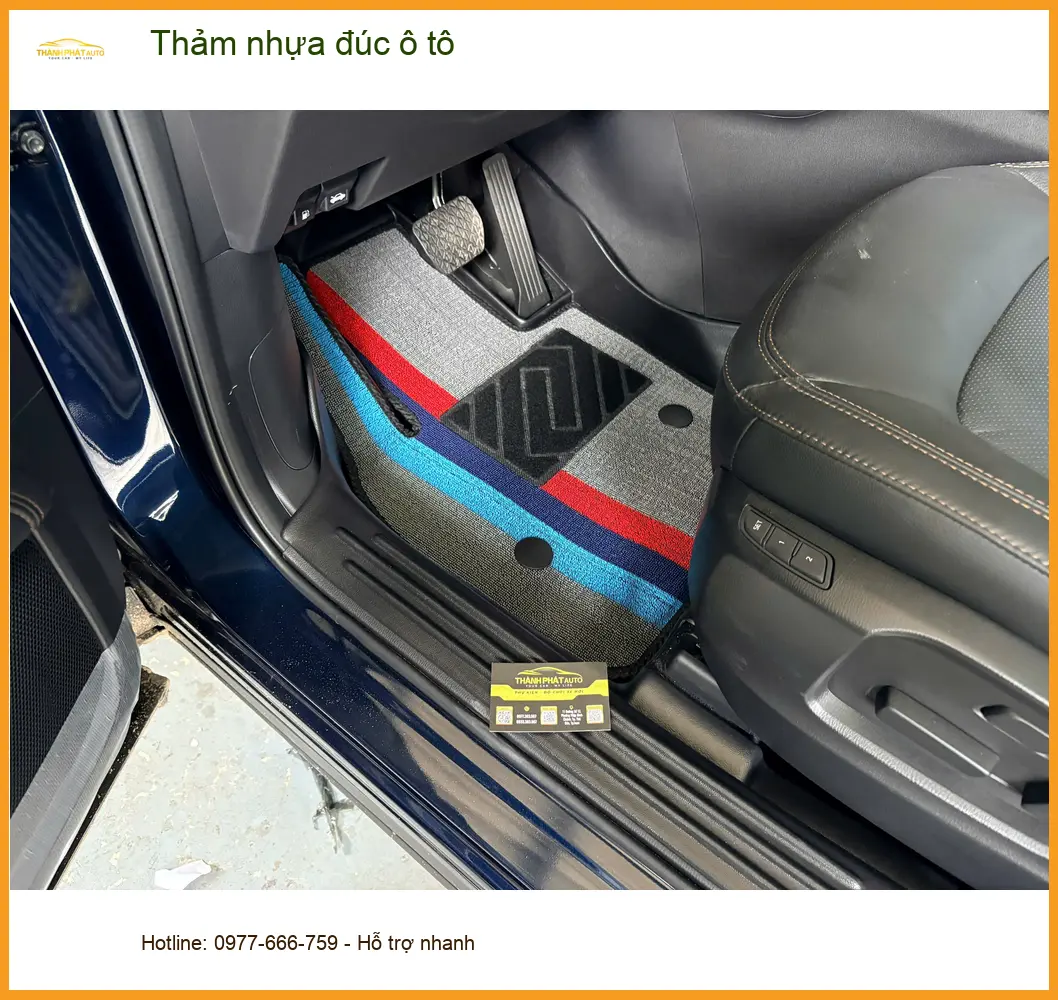 Anh Huy lắp thảm nhựa đúc ô tô Honda CR-V tại Quận Bình Thạnh ảnh thực tế 2