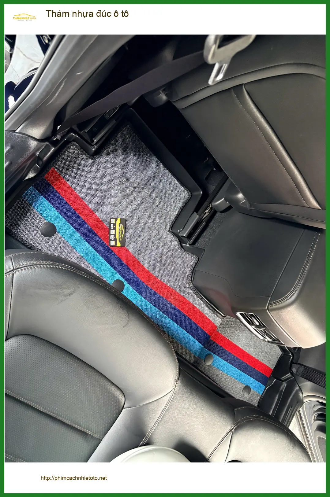 Anh Cường thay thảm nhựa đúc ô tô Honda CRV tại Quận 12 vì thảm cũ khó vệ sinh ảnh thực tế 3