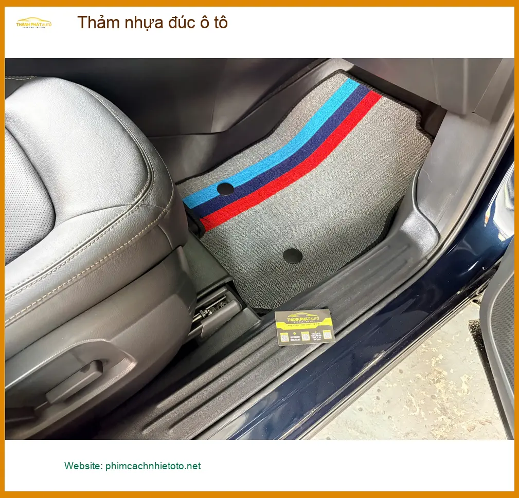 Anh Duy lắp thảm nhựa đúc ô tô Hyundai Accent Quận Tân Phú nội thất sạch bền ảnh thực tế 3