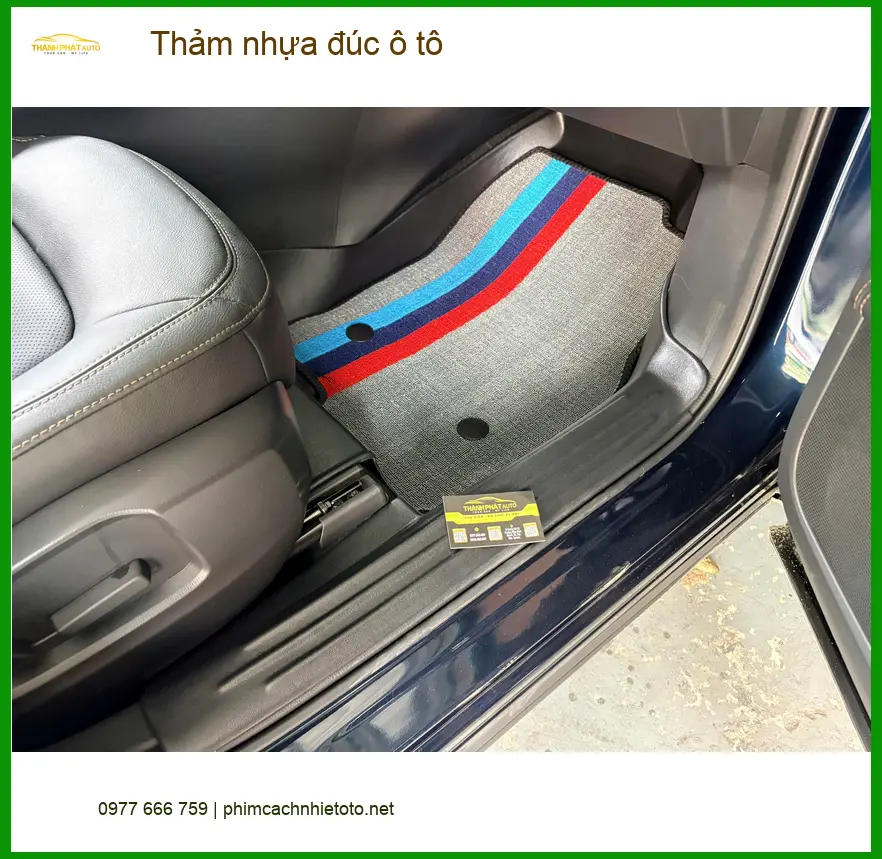Anh Duy lắp thảm nhựa đúc ô tô Hyundai Accent Quận Tân Phú nội thất sạch bền ảnh thực tế 4