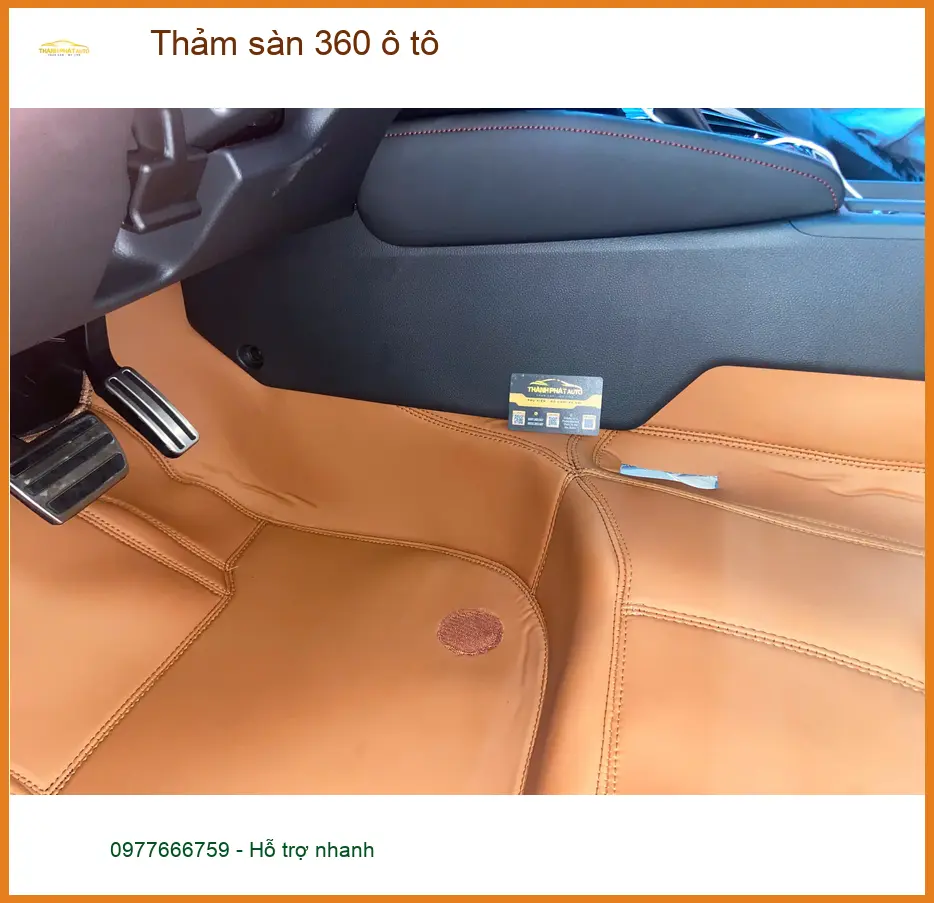 Anh Khải lắp thảm sàn 360 ô tô cho Honda CRV tại Quận 9 để xe luôn sạch đẹp ảnh thực tế 2