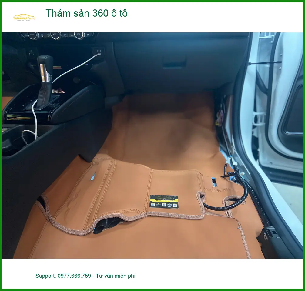 Chị An lắp thảm sàn 360 ô tô cho Hyundai Creta tại Nhà Bè để nội thất luôn sạch đẹp ảnh thực tế 2