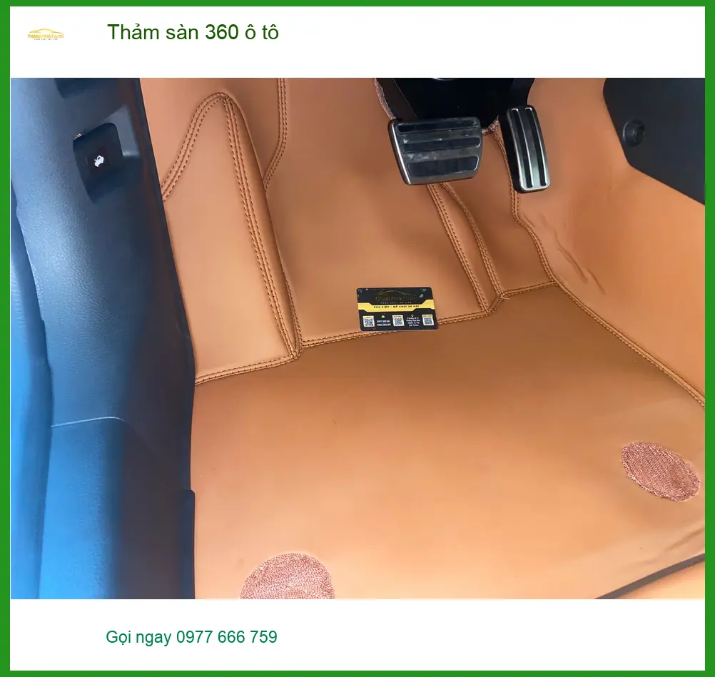 Anh Khải lắp thảm sàn 360 ô tô cho Honda CRV tại Quận 9 để xe luôn sạch đẹp ảnh thực tế 4