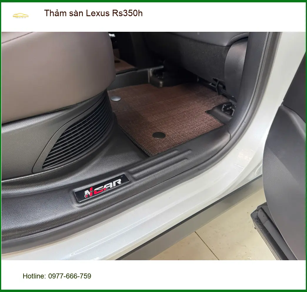 Anh Bách thay thảm sàn Lexus Rs350h tại Quận 12 để nội thất luôn sạch đẹp ảnh thực tế 2